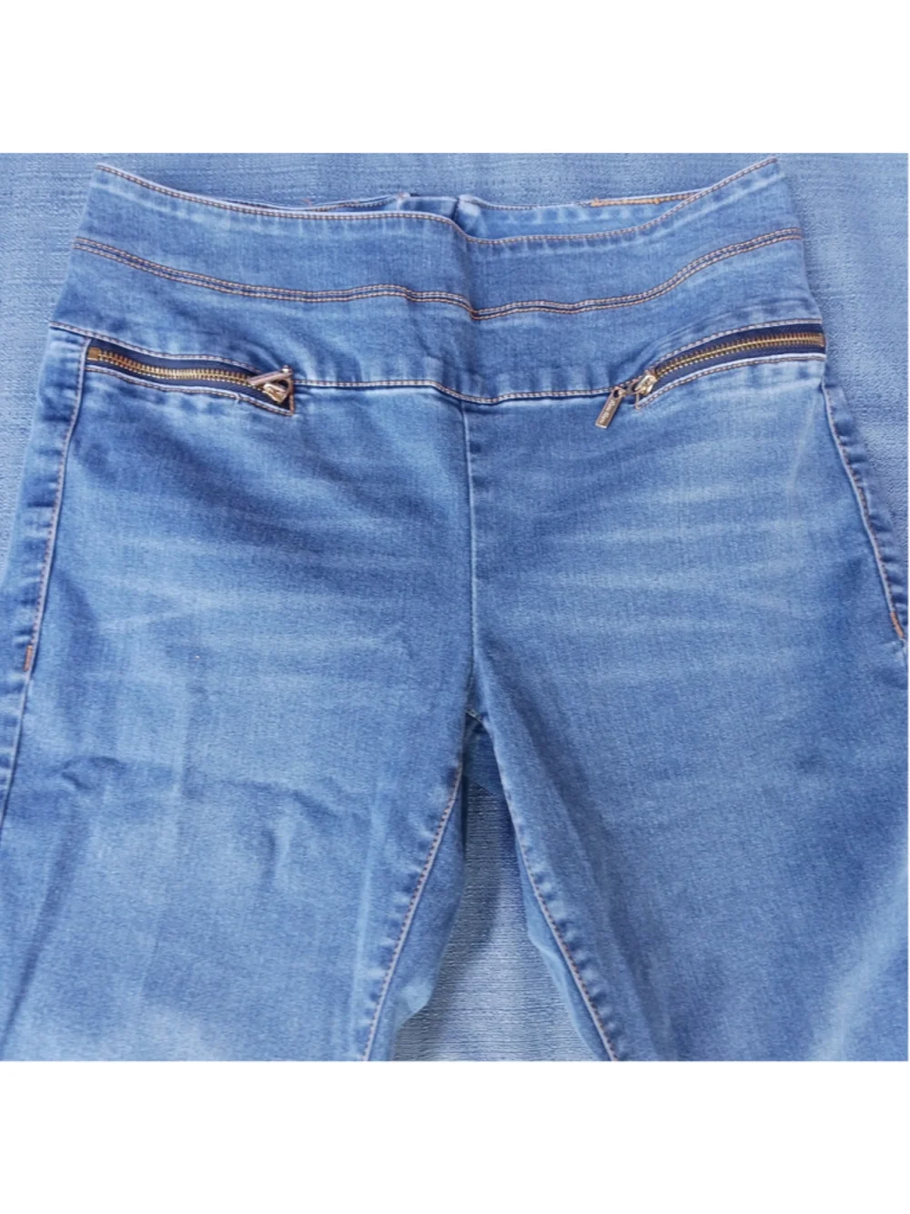 Bisou Bisou Michele Bohbot Jeans Womens 6 Skinny Fit Shaping Indigo Denim